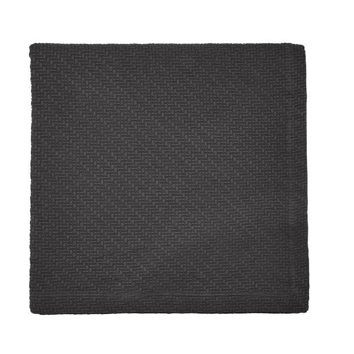 Image of Bedeck of Belfast Dark Grey Cotton Matelasse Fine Linens 'Andaz' Bedspread - Bedspread