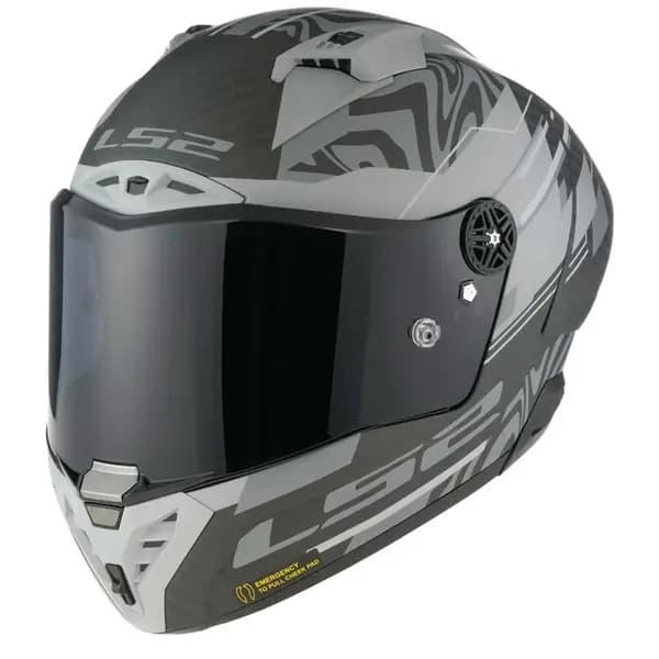 Image of LS2 FF805 Thunder GP Aero Polar Matt Black Full Face Helmet Size L