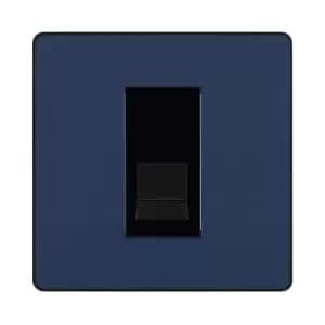 Image of BG Evolve Matt Blue Single Secondary Telephone Socket - PCDDBBTS1B