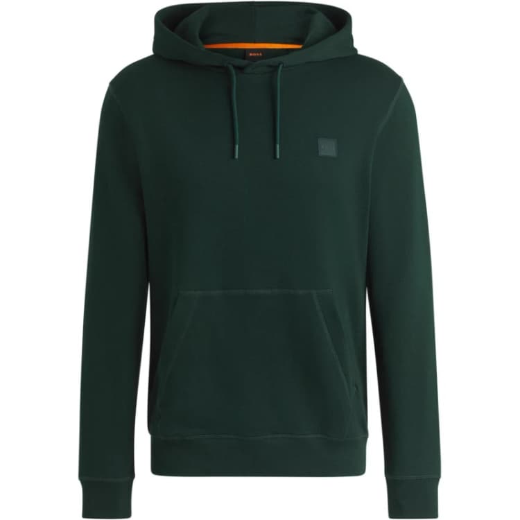 Image of Boss Mens Wetalk Hoodie, Premium Comfort and Style Open Green 350 male S