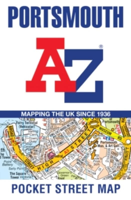 Image of Portsmouth A-Z Pocket Street Map Sheet map, folded