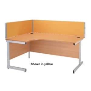 Image of Jemini 1500mm Blue Straight Desk Screen KF74004