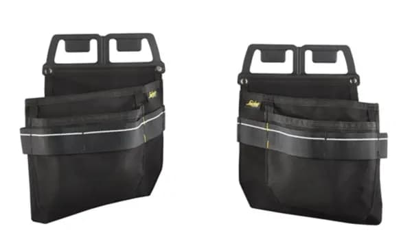 Image of Snickers Material Pouches - Black