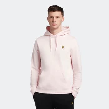 Image of Mens Pullover Hoodie - Light Pink - L