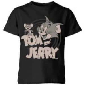 Image of Tom & Jerry Circle Kids T-Shirt - Black - 11-12 Years