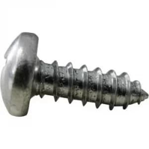 Image of TOOLCRAFT DIN7981 C-H 2,2x4,5 (100) Raised head self-tapping screw 2.2mm 4.5mm Phillips DIN 7981 Steel zinc plated 100 pc(s)