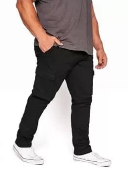 Image of BadRhino Essential Cargo - Black, Size 60, Inside Leg 32, Men