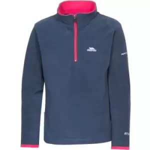 Image of Trespass Childrens/Girls Sybil Micro Fleece (7/8 Years) (NAVY)