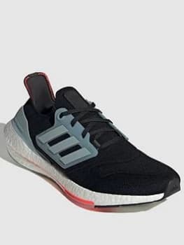 Image of adidas Ultraboost 22 Running Shoes - Black/Grey, Size 12, Men