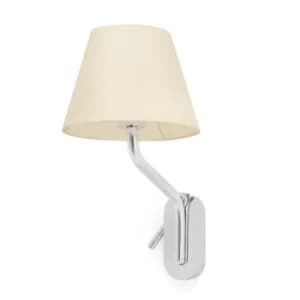 Image of Eterna Reading Light Wall Light Chrome, E27