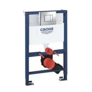 Image of Grohe Rapid SL 0.82m 3 in 1 Set Low Noise Support Frame for Wall Hung WC