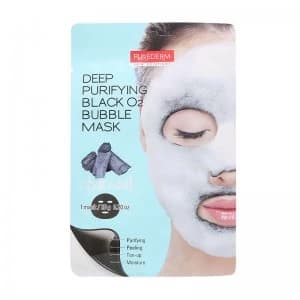 Image of Purederm Deep Purifying O2 Bubble Sheet Mask Charcoal
