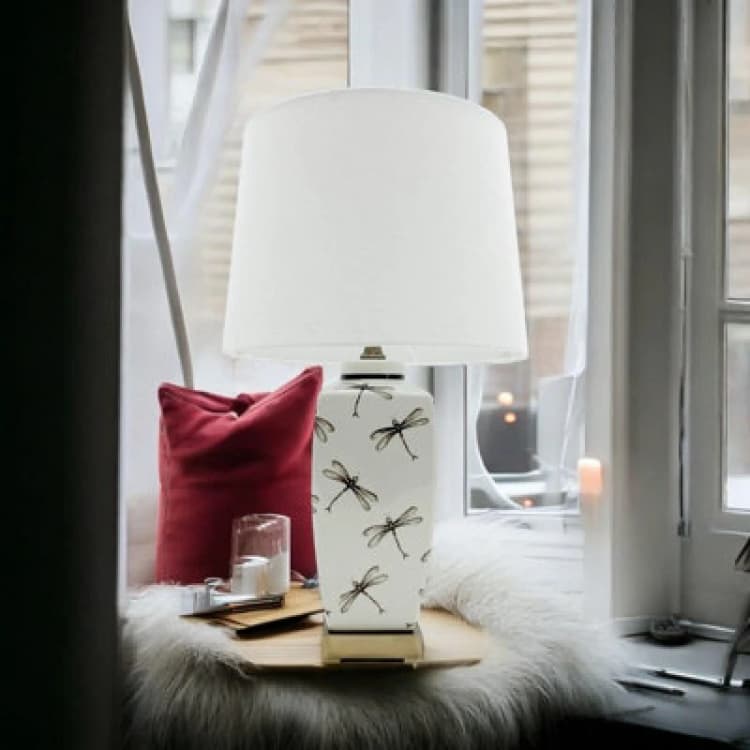 Image of Table Lamp - Ceramic - L27 x W34 x H43cm MinsterStylishLivingLtd7428