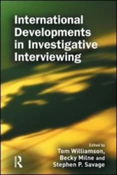 Image of International Developments in Investigative Interviewing by Tom Williamson Hardback