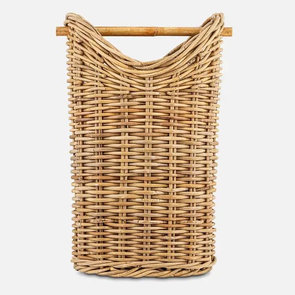 Image of Nkuku Amandi Toilet Roll Holder Storage & Hanging Accessories Natural