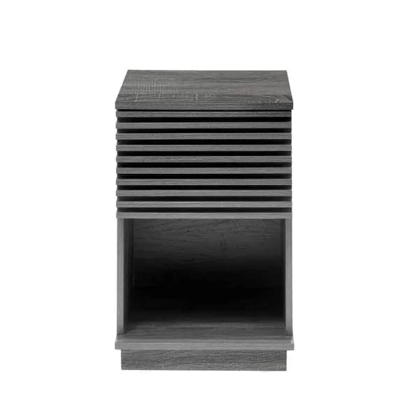 Image of Lloyd Pascal Vera 1 Drawer Side Table - Oak