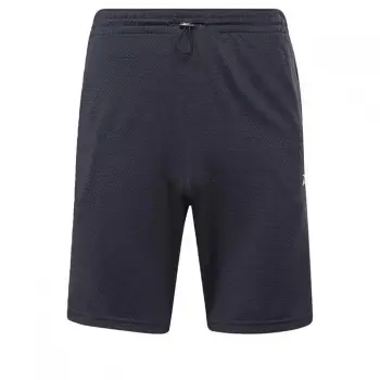 Image of Reebok Workout Ready M lange Shorts Mens - Vector Navy