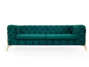 Image of Jaguar Velvet 3 Seater Sofa