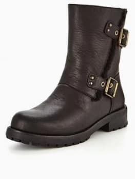 Image of UGG Niels Calf Boot Black Size 3 Women