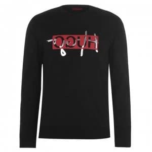 Image of Hugo Boss Dicago 201 Sweatshirt Black Size L Men