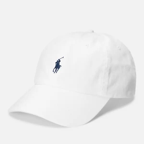 Image of Polo Ralph Lauren Classic Cotton Baseball Cap White male 710548524011