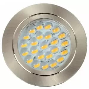 Image of Voyager 12V LED Recessed Brushed Chrome Downlight 6000K - Pack of 8