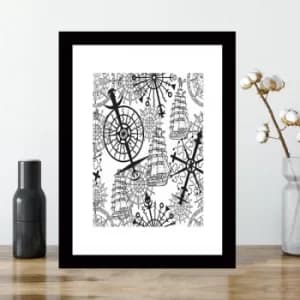 Image of SC6311128193 Multicolor Decorative Framed MDF Painting