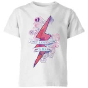 Image of Harry Potter Love Leaves Its Own Mark Kids T-Shirt - White - 7-8 Years - White