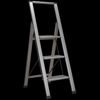 Image of Sealey Trade Aluminium Step Ladder 3