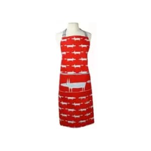 Image of Mr Fox Adult Apron Red - Scion Living
