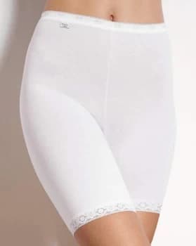 Image of Sloggi Basic Long Leg White Briefs