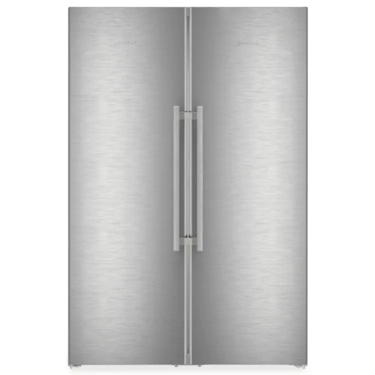 Image of Liebherr XRFST5295 121cm Peak Biofresh Side By Side Fridge Freezer With Icemaker & Water Dispenser - STAINLESS STEEL XRFST5295