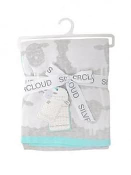 Image of Silvercloud Counting Sheep Pram Blanket