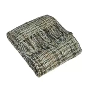 Image of Paoletti Baoli Throw Acrylic Polyester Duck Egg