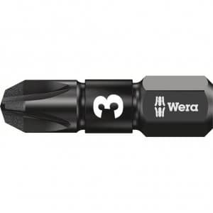 Image of Wera Impaktor Pozi Screwdriver Bits PZ3 25mm Pack of 10
