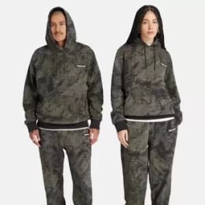 Image of Timberland All Gender All-over Printed Hoodie In Camo Camo Men, Size L