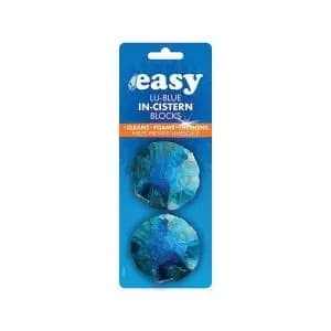 Image of Easy Lu-Blue In-Cistern Toilet Freshener Blocks Twin Pack 2008060