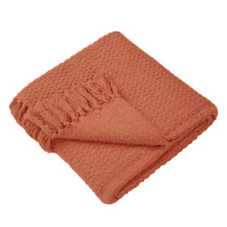 Image of Drift Home Hayden Throw 130 X 180cm Terracotta