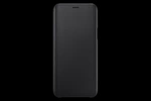 Image of Samsung Black Galaxy J6 Wallet Cover