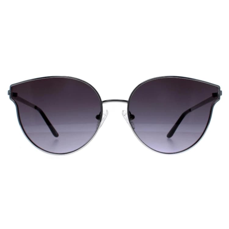 Image of Guess Cat Eye Silver Grey Gradient GF0353 Silver female