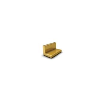 Image of 1-1/2IN X 1 1/2IN X 1/8IN X 24" Brass Bar Equal Angle CW614N/CZ121 - 2 Pcs