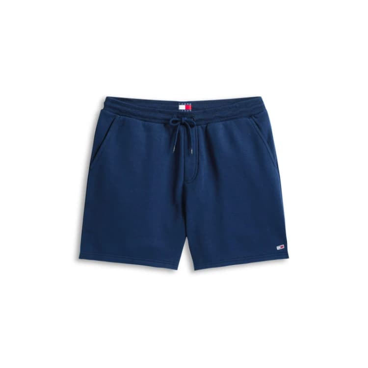 Image of Tommy Jeans TJ FlagFleece Short Sn63 Dark Night Navy male S