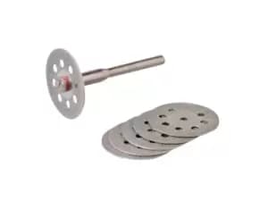 Image of Silverline 719813 Rotary Tool Diamond Vented Cutting Disc Set 22mm