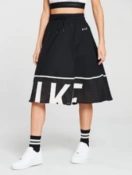 Image of Nike Sportswear Mesh Skirt Black Size XXL Women