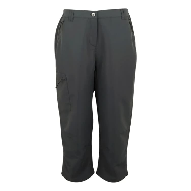 Image of Womens waterproof Trousers Regatta Chaska III Capri Gris Female 36