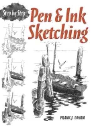 Image of pen and ink sketching step by step