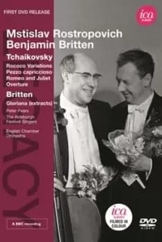 Image of Mstislav Rostropovich/Benjamin Britten: Tchaikovsky/Britten - DVD - Used