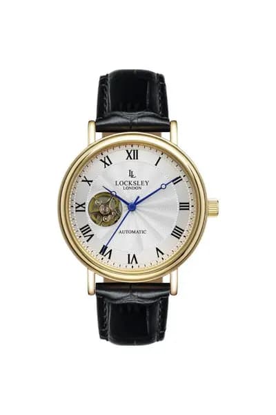 Image of Locksley London Stainless Steel Classic Analogue Automatic Watch - Ll136840 Silver