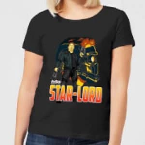 Image of Avengers Star-Lord Womens T-Shirt - Black - 3XL
