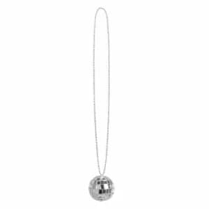 Image of Disco Ball Necklace Fancy Dress Accessory
